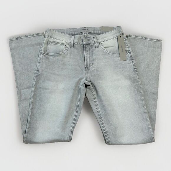 Hudson NWT Blake Slim Straight Jeans Size 29x33 Sky Grey Cotton